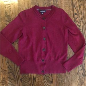 Banana Republic Maroon Extra Fine Italian Sweater